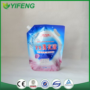 De pie pico bolsa de fluido de lavado de plástico jabon liquido/detergente de lavandería <span class=keywords><strong>packaging</strong></span> - Product Image 1