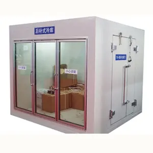 New Design Commercial Walk in Cold storage Freezer And Chiller 5 tons fish and meat used glass door coldroom price