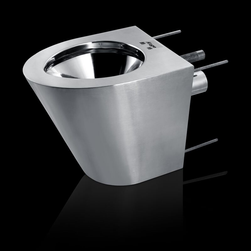 New style toilette pissing wc toilet stainless steel prison wall mounted toilet bowl