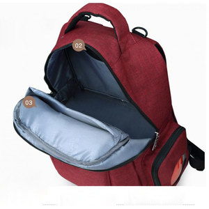 Babbling gris para dos niños viajes niño recién nacido Mamá y Papá moda Dubai Marcas Venta bolsa <span class=keywords><strong>de</strong></span> pañales <span class=keywords><strong>de</strong></span> diseño - Product Image 4