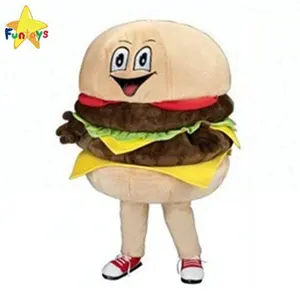 Funtoys CE Hamburger Cosplay Costume de Mascotte Adulte