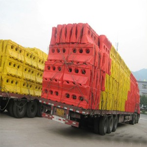 Personalizada plástico llena de agua tráfico caballo del agua de seguridad vial barricada con cinta reflectante - Product Image 6