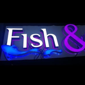 Bảng Chữ Cái Led Chữ Cái Acrylic Phong Cách Khác Nhau Bảng Chữ Cái Kênh Led 3d - Product Image 5