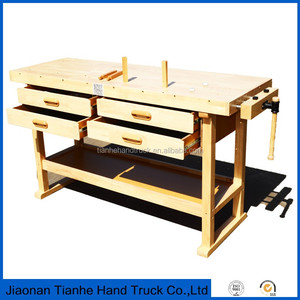 Madera de goma de trabajo de madera para carpintero más nuevo estilo 4 cajones para la venta - Product Image 3