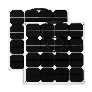 डी एस थोक अर्द्ध-सेल 50w नरम बोर्ड सौर पैनल