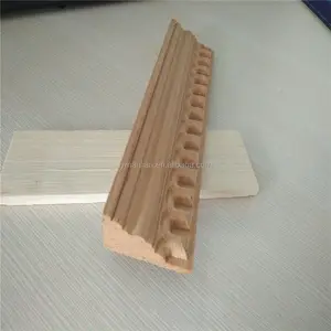 Piano de madera de diseño molduras reed estilo moldeado reconstituida madera moldeo