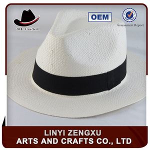 Equipo de profesionales de comercio alibaba de señora men women papel fedora de la paja sombrero de panamá - Product Image 2