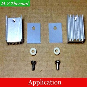 Joint d'isolation en silicone thermique de 0.23mm, 1 pièce, dissipateur thermique - Product Image 4