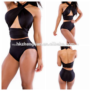 instyles mesdames plage sexy bikini rembourré <span class=keywords><strong>bandeau</strong></span> <span class=keywords><strong>noir</strong></span> <span class=keywords><strong>maillot</strong></span> de bain monokini - Product Image 1