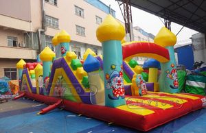 Lilytoys al aire libre toboganes inflables baratos 0,55mm PLATO carrera de obstáculos inflable para niños - Product Image 5