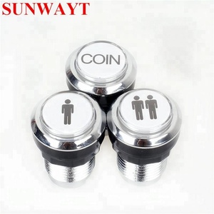 2 Máy Nghe Nhạc <span class=keywords><strong>Arcade</strong></span> DIY Trò Chơi Cần Điều Khiển Kit Với 32Mm Vòng Chrome Chiếu Sáng <span class=keywords><strong>LED</strong></span> Đẩy Nút Và 5V <span class=keywords><strong>Arcade</strong></span> <span class=keywords><strong>Led</strong></span> USB Mã Hóa Hội Đồng Quản Trị - Product Image 5