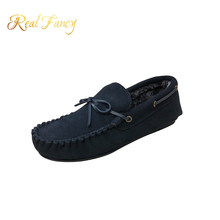 Гарантированный материал, подкладка из искусственного меха, повседневная обувь, мокасины