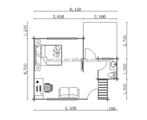 Cabines en rondins préfabriquées en pin russe, nouveau design <span class=keywords><strong>2017</strong></span>, maisons en bois bon marché, kit pour villa, chambre, magasin et abri de voiture - Product Image 3