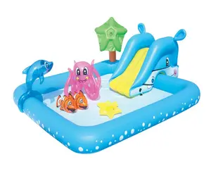 Bestway 53052 hồ cá nước chơi trung tâm Hồ bơi trẻ em Inflatable công viên nước paddling hồ bơi ngoài trời