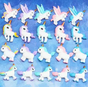 Breloques de licorne pour travaux manuels, ensemble de 120 pièces, pendentifs, perles artisanales, coque de téléphone, bricolage - Product Image 1