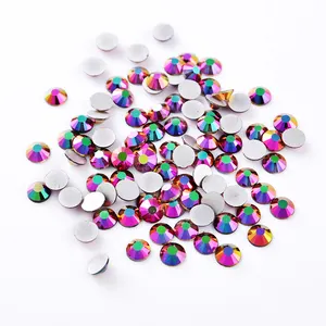 Nieuwe Aankomst Kwaliteit Kristal Strass Accessoires, Groothandel Plaksteen Kralen Facet Nail Art Strass Kralen