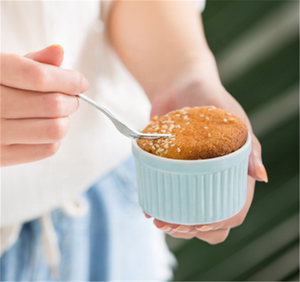 Vente directe d'usine forme ronde classique <span class=keywords><strong>soufflé</strong></span> <span class=keywords><strong>ramequin</strong></span> bols grès français fantaisie ustensiles de cuisson - Product Image 4