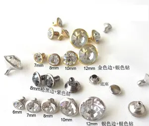 High quality wholesale rhinestone decorative rivets