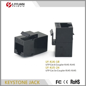LIYUAN Thương Hiệu UTP RJ45 Mạng Cáp Inline Coupler Keystone Jacks - Product Image 4