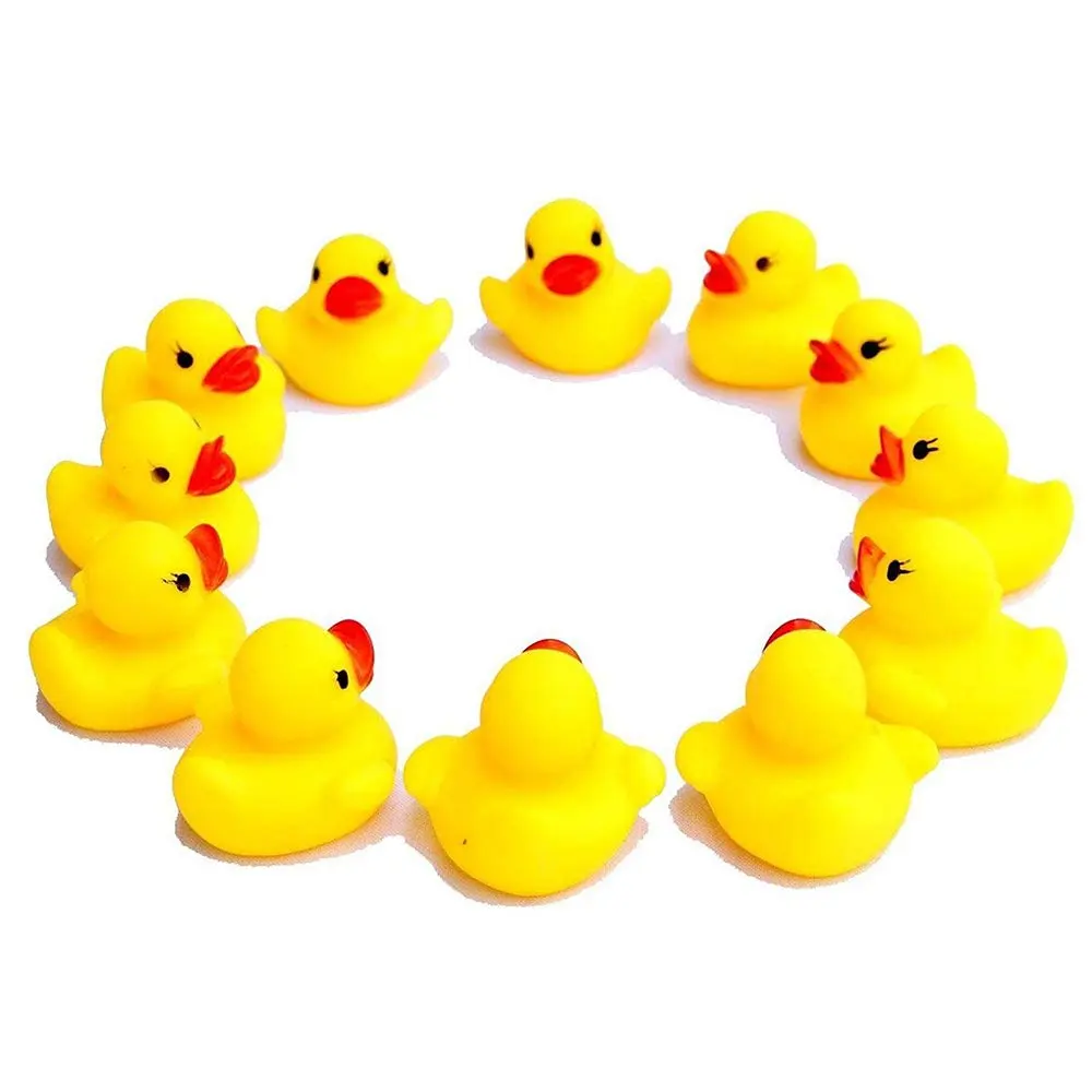 YY0061 Baby Bades pielzeug Pato De Goma Neuheit Place Float und Squeak Rubber Duck Ducky für Kinder
