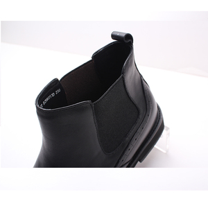 Bán buôn <span class=keywords><strong>Brogue</strong></span> chính hãng da bò da chính hãng Chelsea khởi động người đàn ông tăng 6cm - Product Image 4