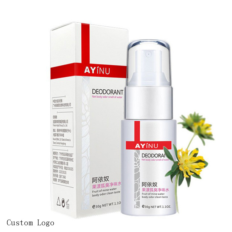 Природный минеральный антизапаховый парфюмерный прозрачный спрей для подмышек от пота и тела