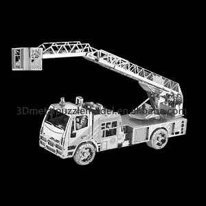 핫 sales 3D metal 퍼즐 scale model 퍼즐 3D (kindle Fire Engine 사다리 교육 장난감