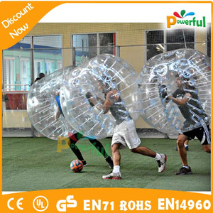 Effacer 1.0 MM epaisseur PVC gonflable copain ventre boule de butoir, Gonflable balle bulle de football - Product Image 3