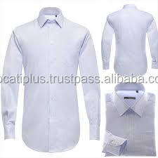 เสื้อเชิ้ตผ้าคอตตอนสีพื้น,สั่งตัดเสื้อผ้าสำหรับผู้ชายเสื้อชุดสำนักงาน - Product Image 2