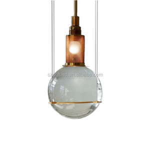 L'europe Cristal Boule Colorée Rose Suspendus En Verre Pendentif Lampe <span class=keywords><strong>Lustre</strong></span> - Product Image 1