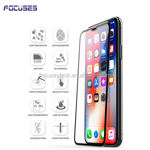 5D 9 h <span class=keywords><strong>película</strong></span> protectora endurecida para iPhone <span class=keywords><strong>x</strong></span> a prueba de polvo protector de pantalla de vidrio - Product Image 5