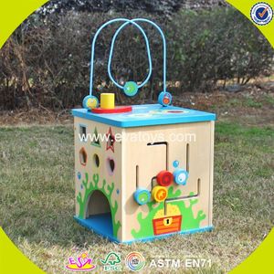 2018 en gros jouets éducatifs en bois <span class=keywords><strong>labyrinthe</strong></span> pour les tout-petits W11B134 - Product Image 6