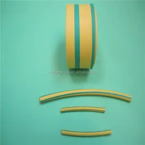 Yellow green heat shrink sleeve for earth wire