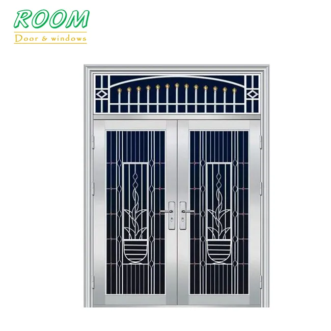 High grade stainless steel security door design