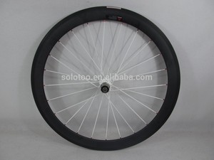 los últimos productos 50mm cubierta de carbono <span class=keywords><strong>bicicleta</strong></span> de carretera ruedas ruote bicicletta para compagnolo blanco con <span class=keywords><strong>radios</strong></span> - Product Image 1