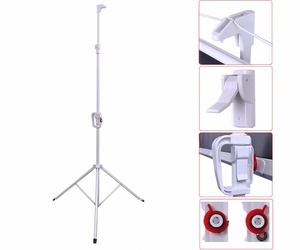 Schermo per Proiettore Portatile con Supporto 200x200cm Bianco Opaco 16:9 Schermo Manuale a Scomparsa 80x80 Pollici - Product Image 2