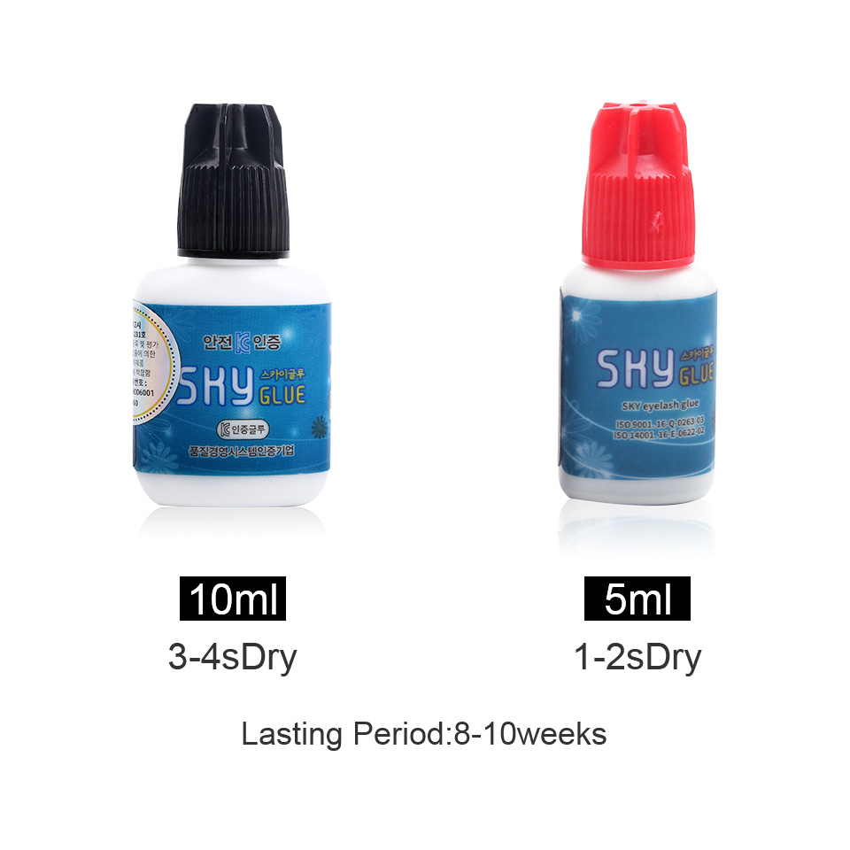 Быстросохнущий корейский объемный клей для наращивания ресниц, Женский клей черного неба с личным логотипом
