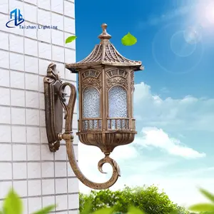 Led wandlampen outdoor belangrijkste gate light waterdicht tuin lamp antieke villa externe muur verlichting