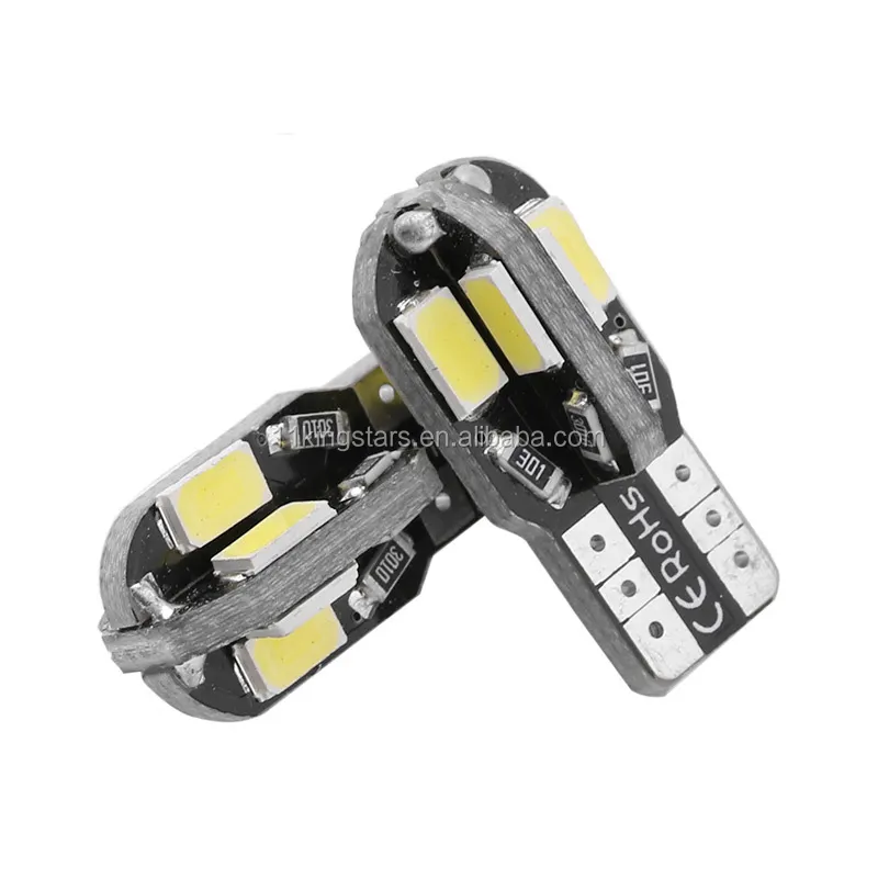 T10 8smd 5730 Canbus LED car Light Canbus NO OBC ERROR T10 W5W 194 SMD Led Bulb clearance light