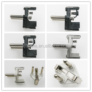 PL-256 Thổ Nhĩ Kỳ Cắm Chèn 4.8MM 10/16A VDE Được Phê Duyệt 2 Prong Cắm Với Hướng Dẫn Chèn - Product Image 2