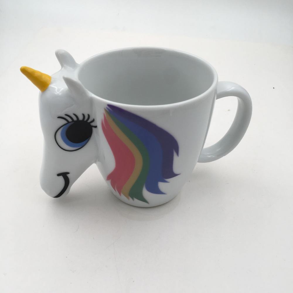 Zogift 2018 pintada <span class=keywords><strong>a</strong></span> <span class=keywords><strong>mano</strong></span> del unicornio taza de consumición de cerámica taza <span class=keywords><strong>para</strong></span> los niños - Product Image 5