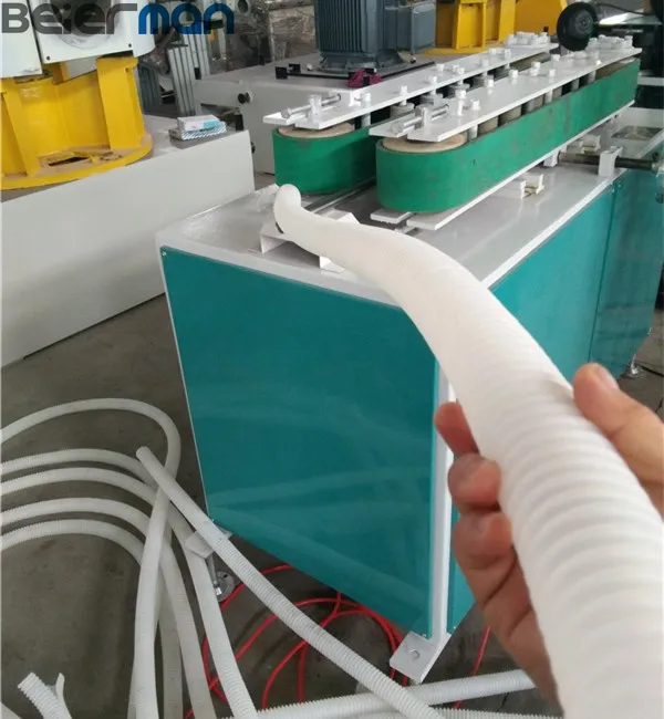 Línea de producción de tuberías onduladas suaves de alta calidad PE PVC HDPE, cable eléctrico de agua de 14-50mm