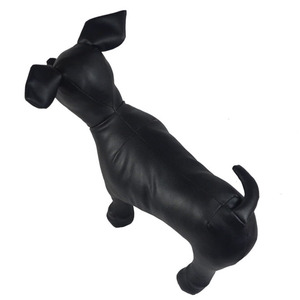 XINJI-Maniquí de postura de pie para perro, modelo de mascota negra, tamaño S, M, L, disponible, con orejas flexibles, maniquíes caninos para perro, color blanco - Product Image 6