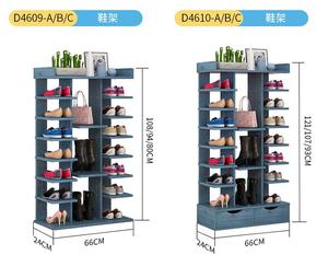 <span class=keywords><strong>Scarpiera</strong></span> Salvaspazio Multistrato Semplice, Scaffale per Scarpe da Ingresso, Balcone e Soggiorno, Mobile Contenitore per Scarpe - Product Image 6