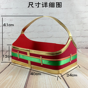 <span class=keywords><strong>Cesta</strong></span> <span class=keywords><strong>de</strong></span> Almacenamiento <span class=keywords><strong>de</strong></span> Regalos <span class=keywords><strong>de</strong></span> Gran Capacidad con Asa <span class=keywords><strong>de</strong></span> Cuero PU, <span class=keywords><strong>Cesta</strong></span> <span class=keywords><strong>de</strong></span> Regalos para Envolver Regalos, <span class=keywords><strong>Cesta</strong></span> <span class=keywords><strong>de</strong></span> <span class=keywords><strong>Navidad</strong></span> con Asa - Product Image 5