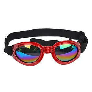 Высококачественные Защитные Водонепроницаемые очки для домашних животных, складные солнцезащитные очки для собак