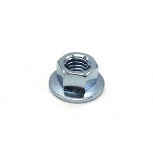 Wholesale Carbon Steel M3 M4 M6 M7 M8 M10 M12 Lock Flange Nuts Hex Nut With Rotating Flange Nut Washer