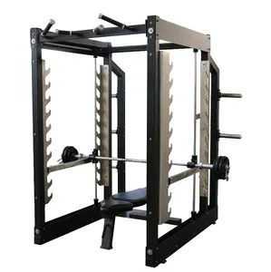 Ticari Fitness Ekipmanları 3D Güç Raf smith makineleri EM1090