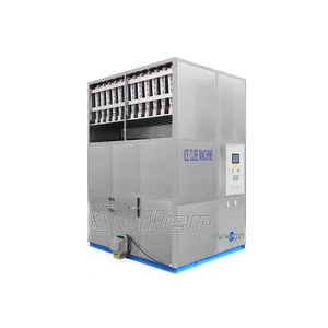 3 Ton es Persegi cube ice membuat mesin dengan sistem kemasan semi-otomatis (CV3000)