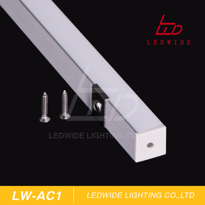 Profilé en aluminium pour bande LED 5050, éclairage élégant de 10 mm de large, angle droit à 45 degrés, coin en aluminium, profilé de finition pour carrelage - Product Image 5